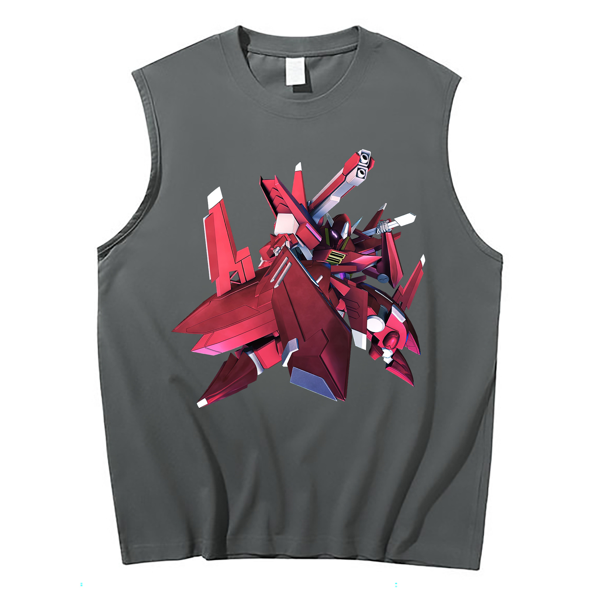 （画像用） 機動戦士ガンダム Mobile Suit Gundam コットン100％タンクトップ（フロントプリント）